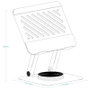 Tooq Soporte Plegable 360° para Dispositivos de hasta 13 pulg, Plata